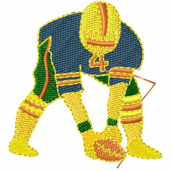 American Football Embroidery Design 2 American Football Embroidery Design 2